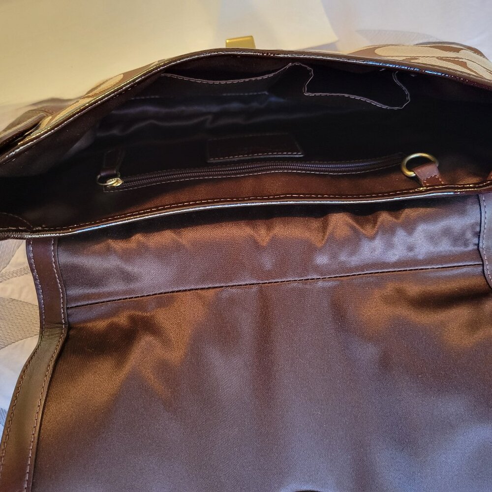 Vintage Coach Ergo Signature Flap Hobo Shoulder Bag - Picture 9 of 13